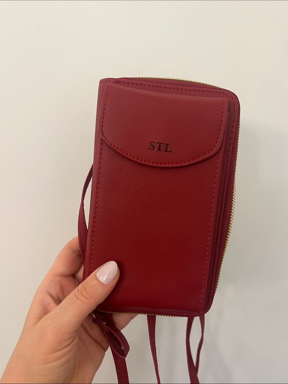 Selena The Label USA (STL) The Original STL Crossbody Clutch Wallet Red